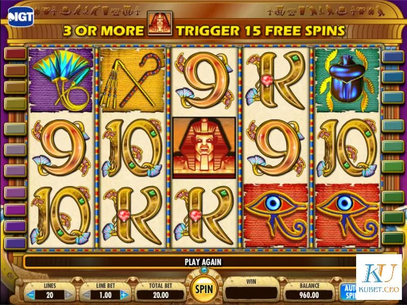 Quy tắc quay hũ bí mật của Cleopatra Kubet